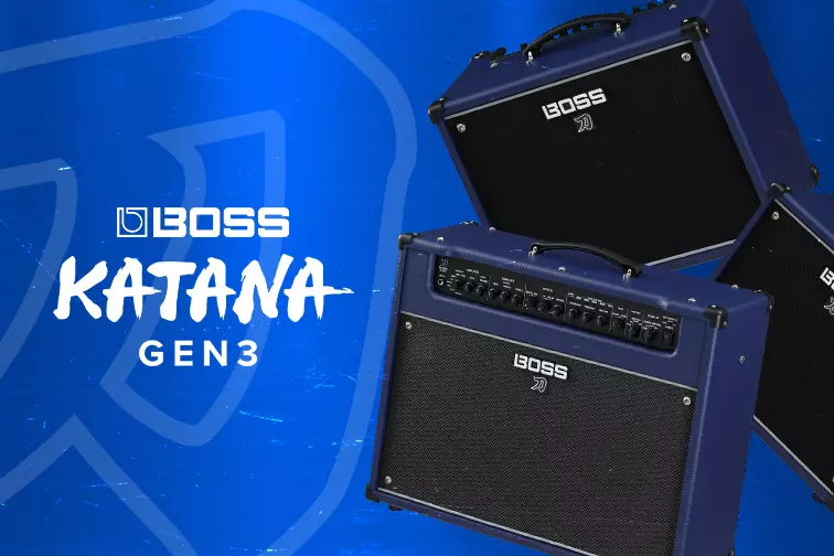 The BOSS Katana Arrives in Limited Edition Blue